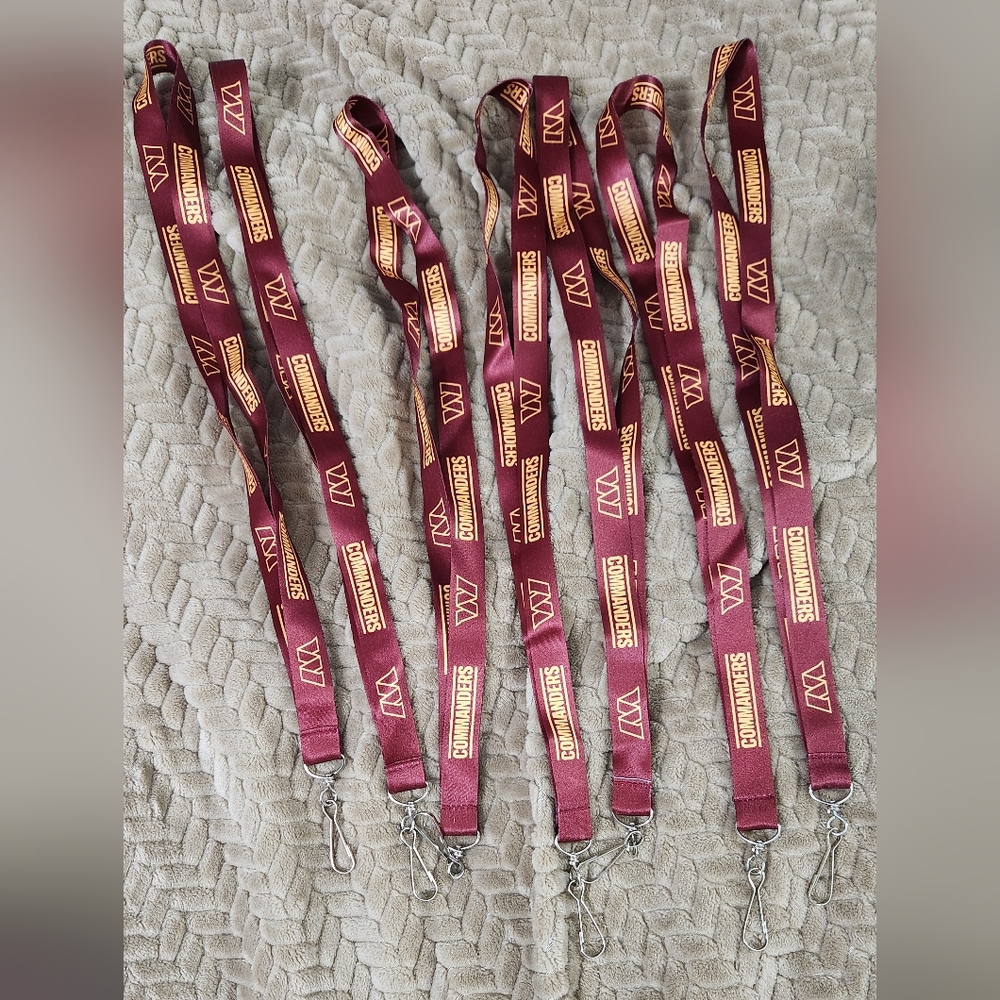 BRAND NEW WASHINGTON COMMANDERS LANYARDS